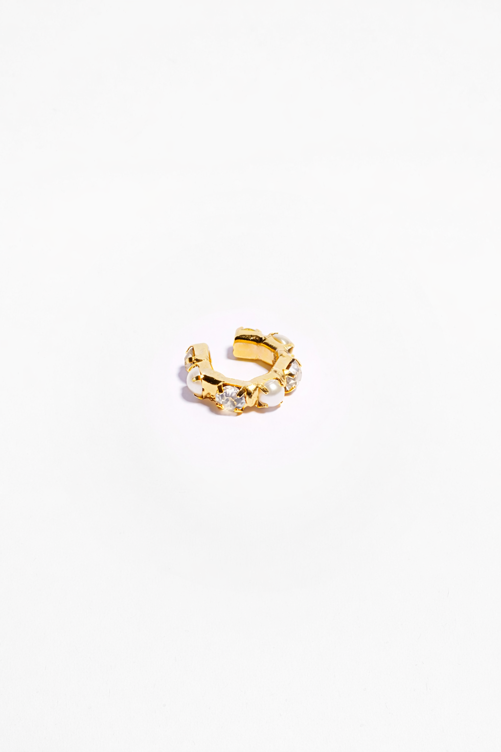 EARCUFF HORIZONPEARL SMALL — GOLD