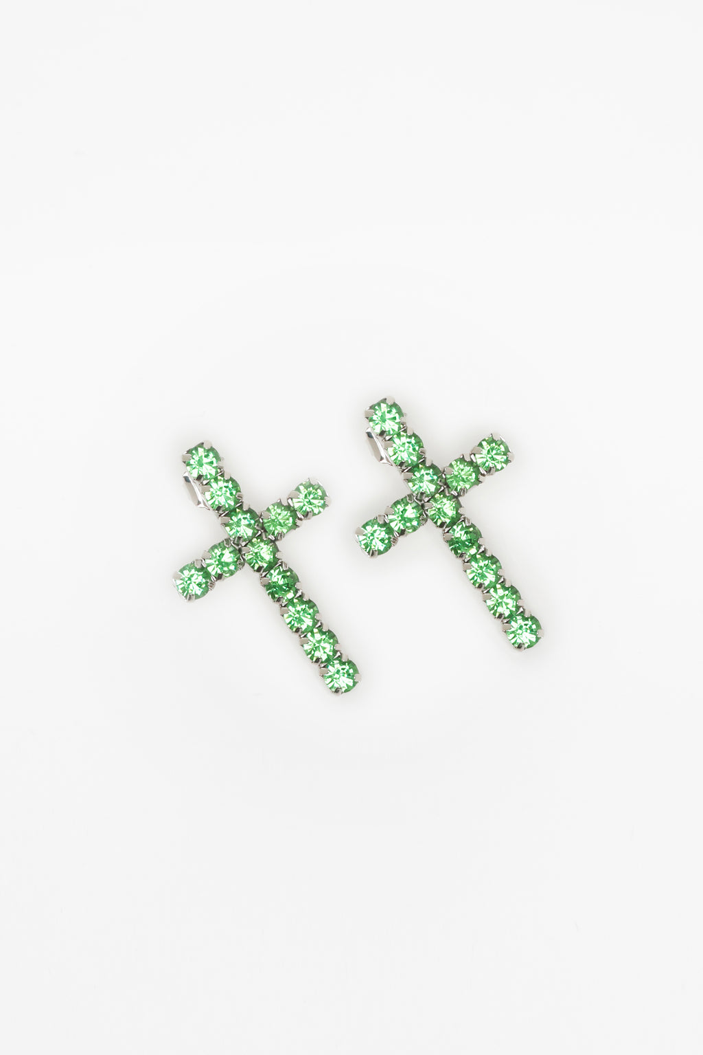 EARRINGS TRIPLE GLOW — SILVER