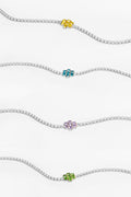NECKLACE IRIS — SILVER