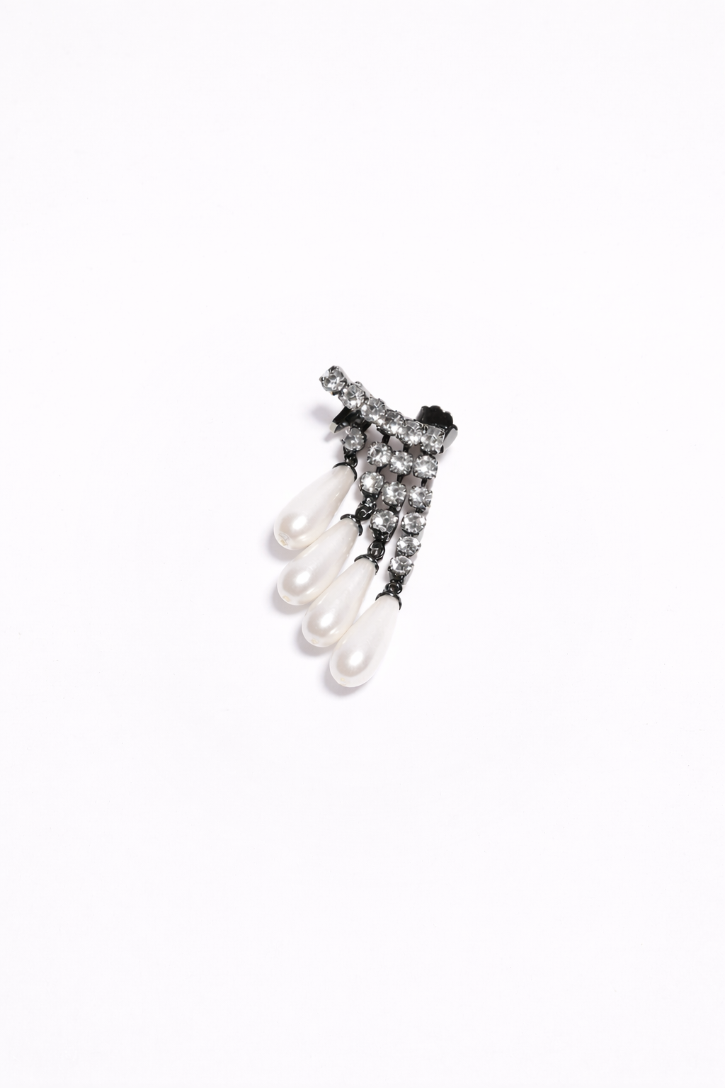 EARRING NOIRPEARL — GRAY