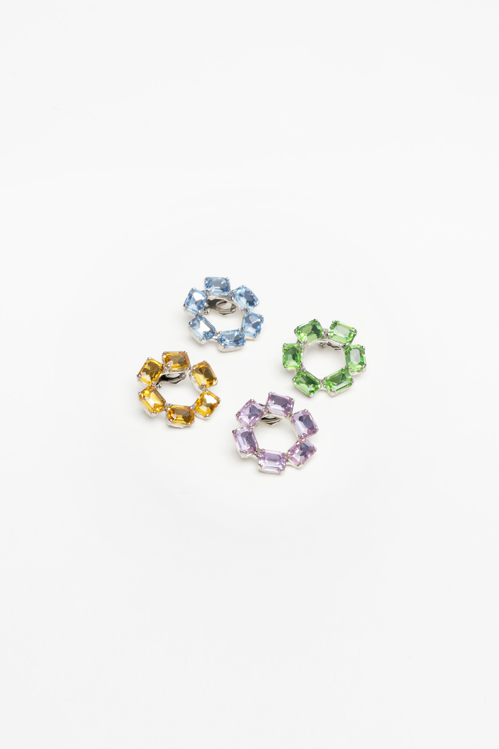 EARCUFF TUBEROSE SMALL — SILVER