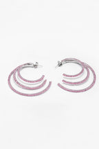 EARRINGS CASSIOPEA — SILVER