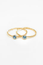EARRINGS DYNASTY — GOLD