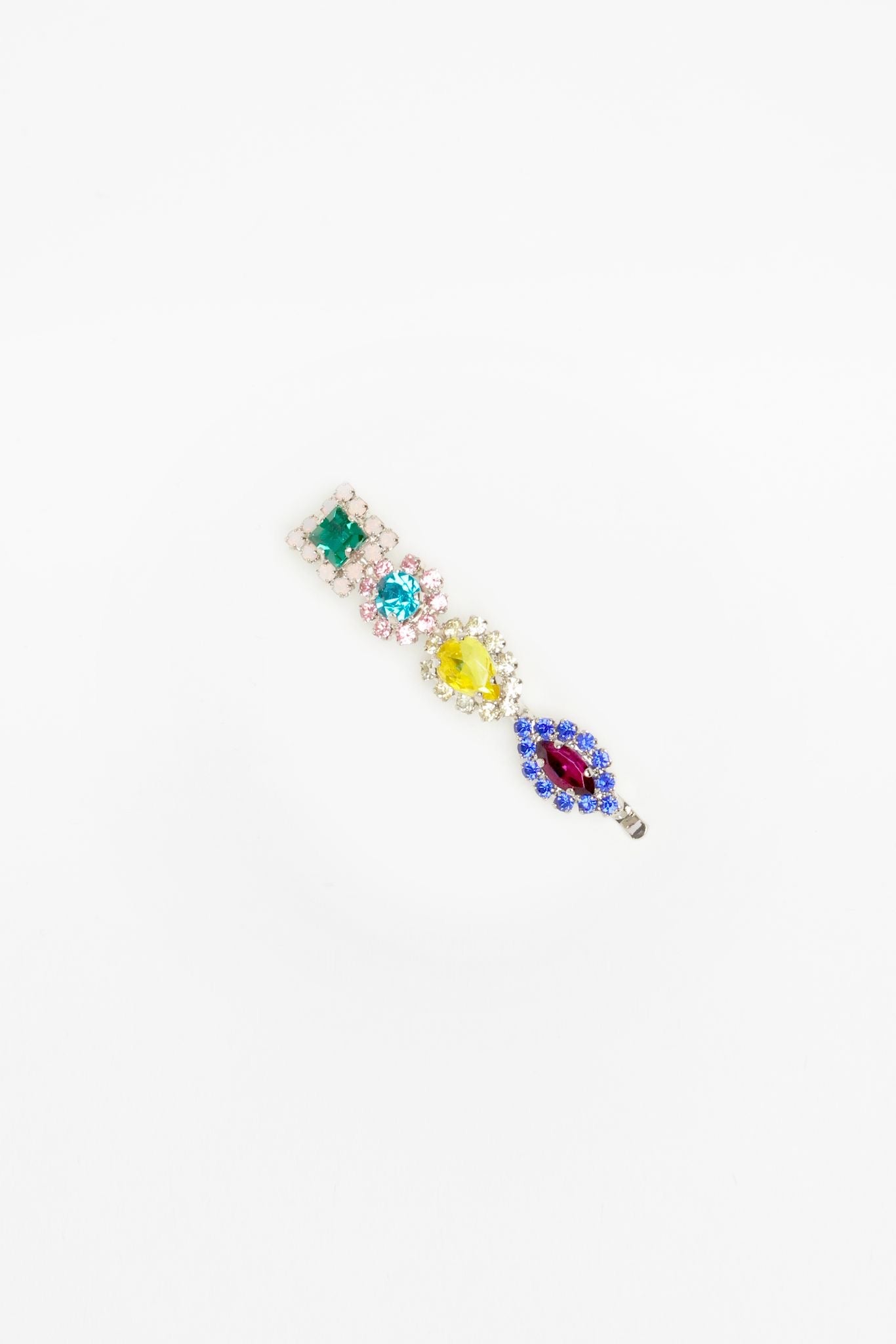 HAIR CLIP MOSAIC — SILVER