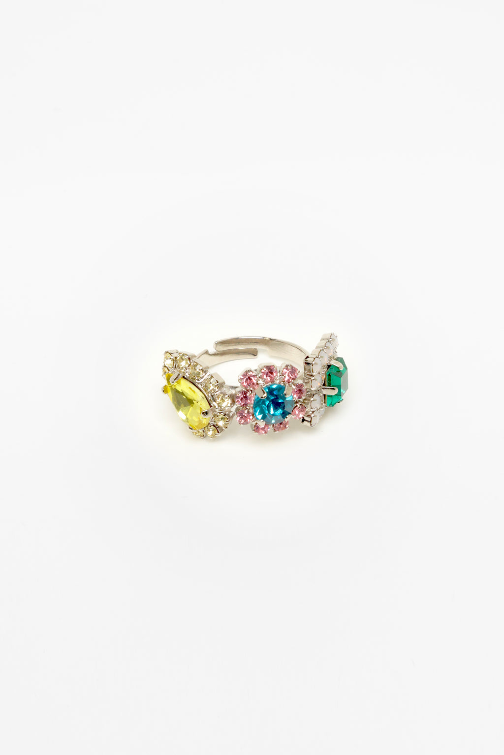 RING MOSAIC — SILVER