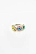 RING MOSAIC — SILVER