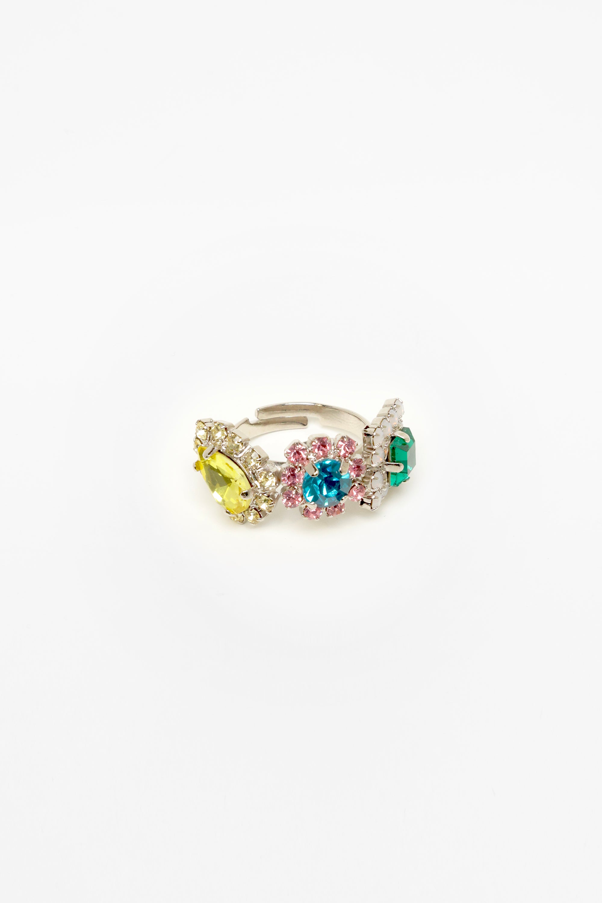 RING MOSAIC — SILVER