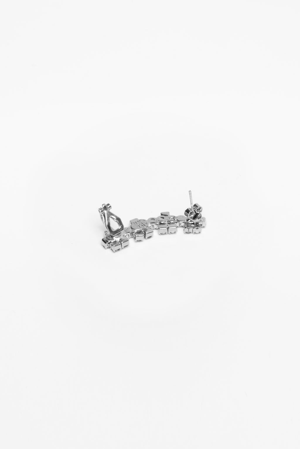 EARCUFF ROSE SMALL — SILVER