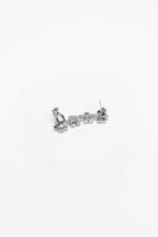 EARCUFF ROSE SMALL — SILVER