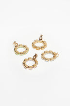 EARCUFF TUBEROSE  BIG — GOLD