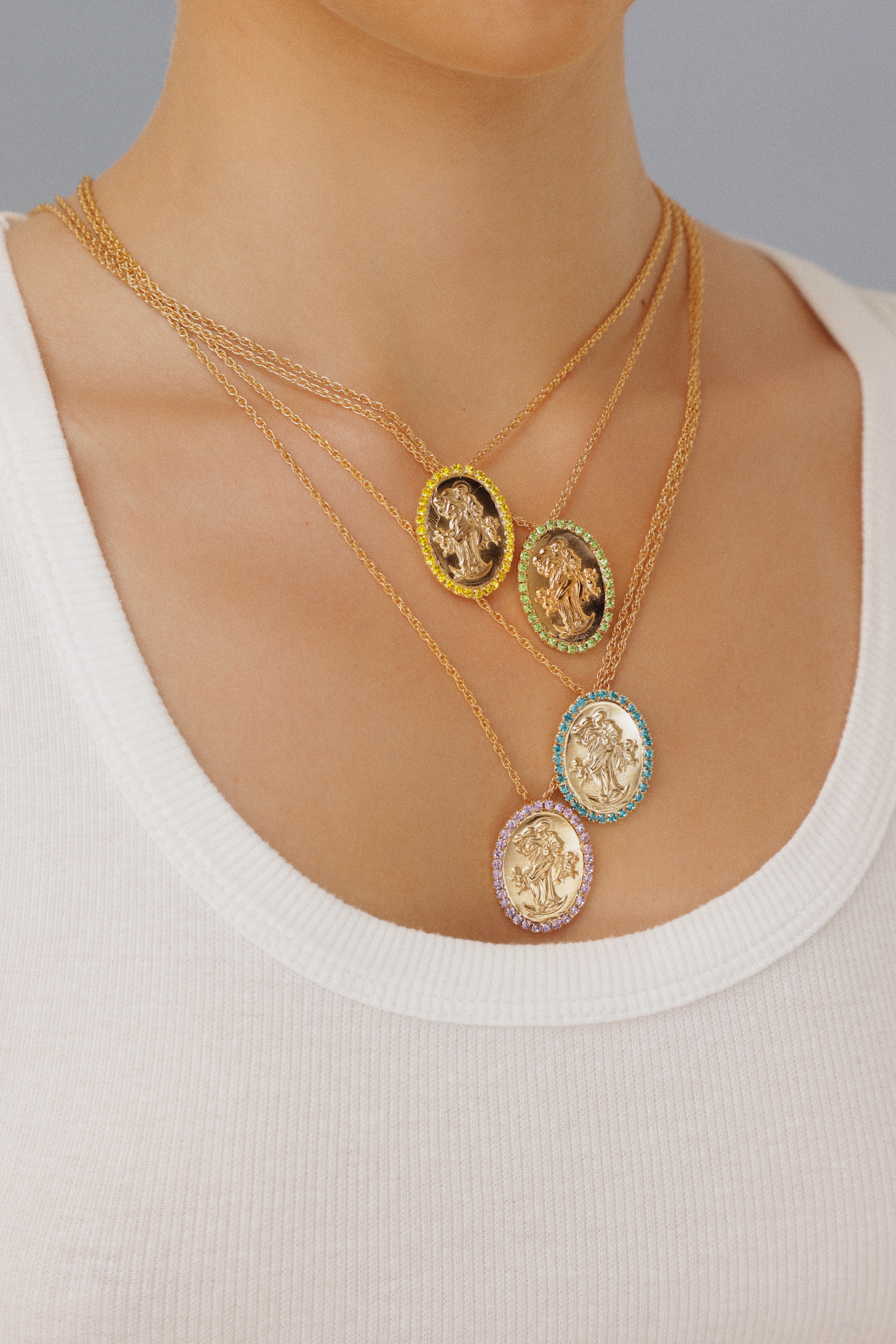 NECKLACE MARIA NODUS — GOLD