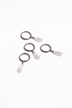 EARRING NOIRPEARL — GRAY
