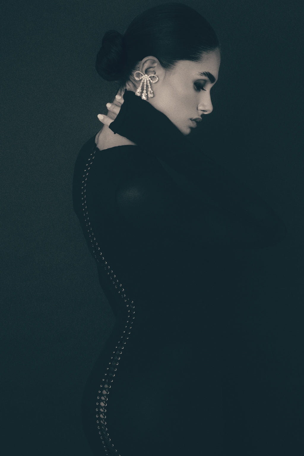 EARRING NEW YEAR’S — SILVER