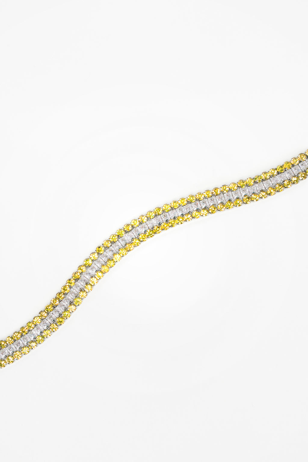 CHOKER TRIPLE GLOW — SILVER