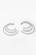 EARRINGS CASSIOPEA — SILVER
