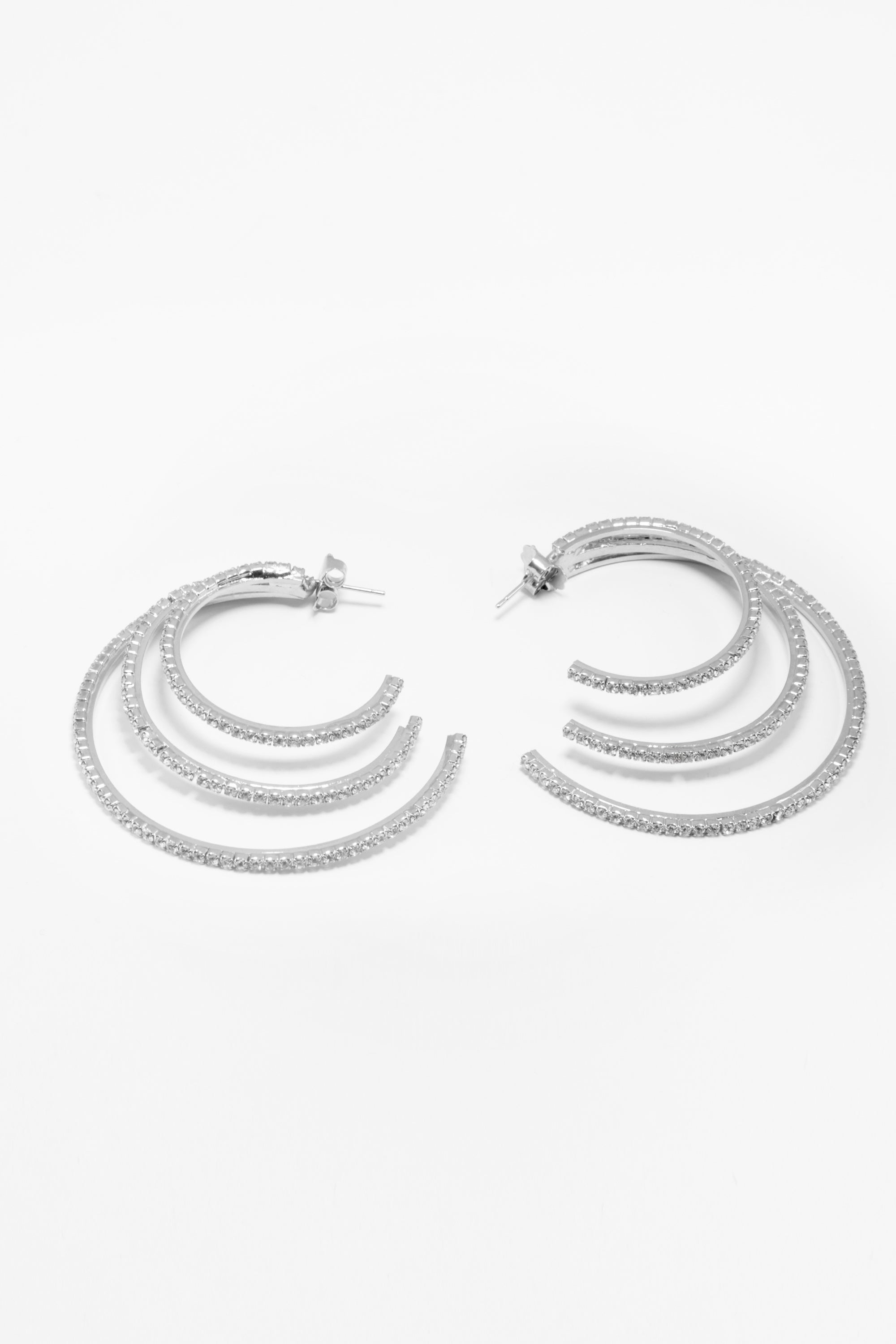 EARRINGS CASSIOPEA — SILVER