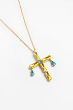 NECKLACE PEONY — GOLD