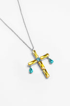 NECKLACE PEONY — SILVER