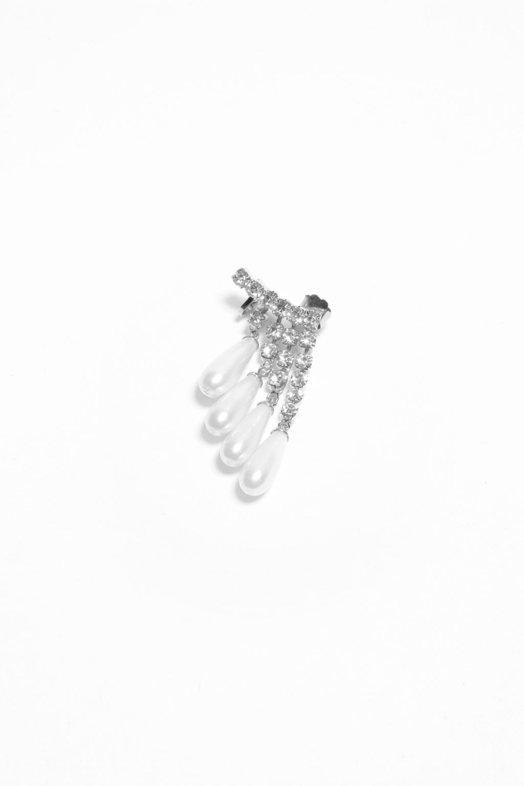 EARRING NOIRPEARL — SILVER