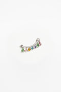 EARCUFF GARDENIA — SILVER