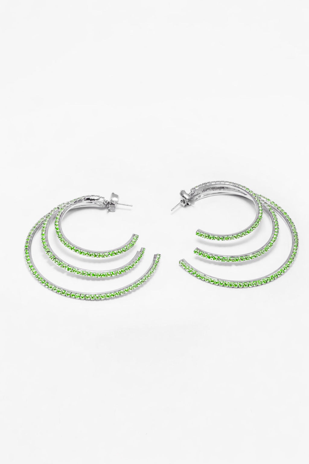 EARRINGS CASSIOPEA — SILVER