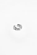 EARCUFF HORIZONPEARL SMALL — SILVER