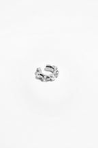 EARCUFF HORIZONPEARL SMALL — SILVER