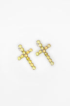 EARRINGS TRIPLE GLOW — SILVER