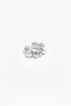 EARCUFF HORIZONPEARL — SILVER