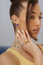 EARCUFF MOSAIC — SILVER