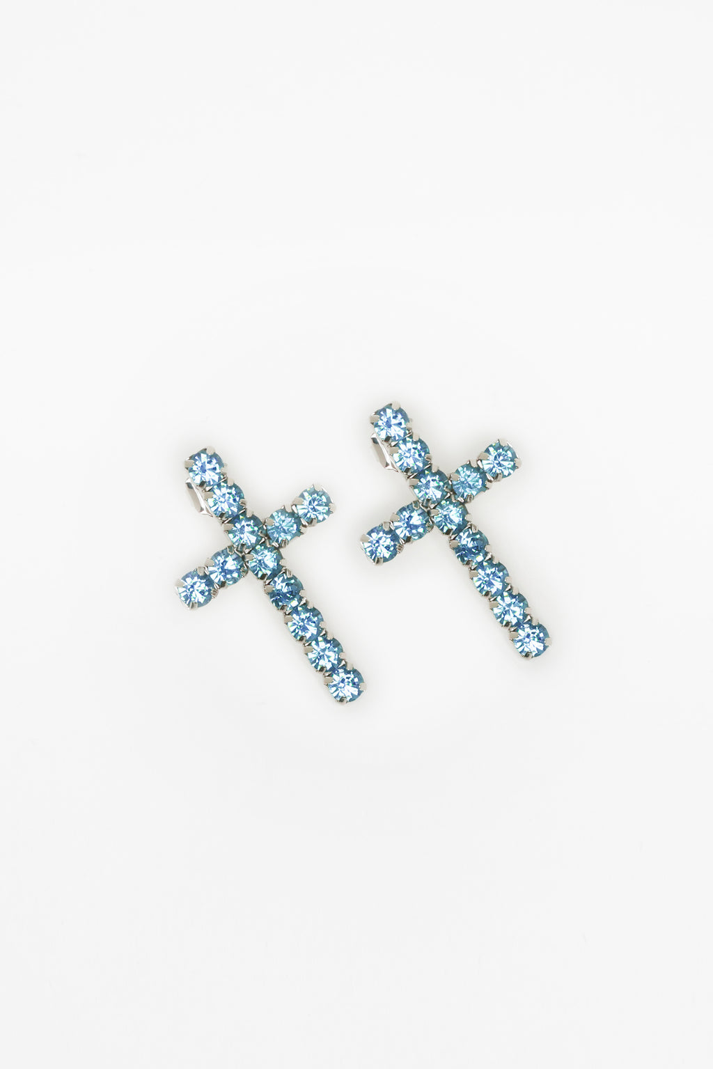 EARRINGS TRIPLE GLOW — SILVER