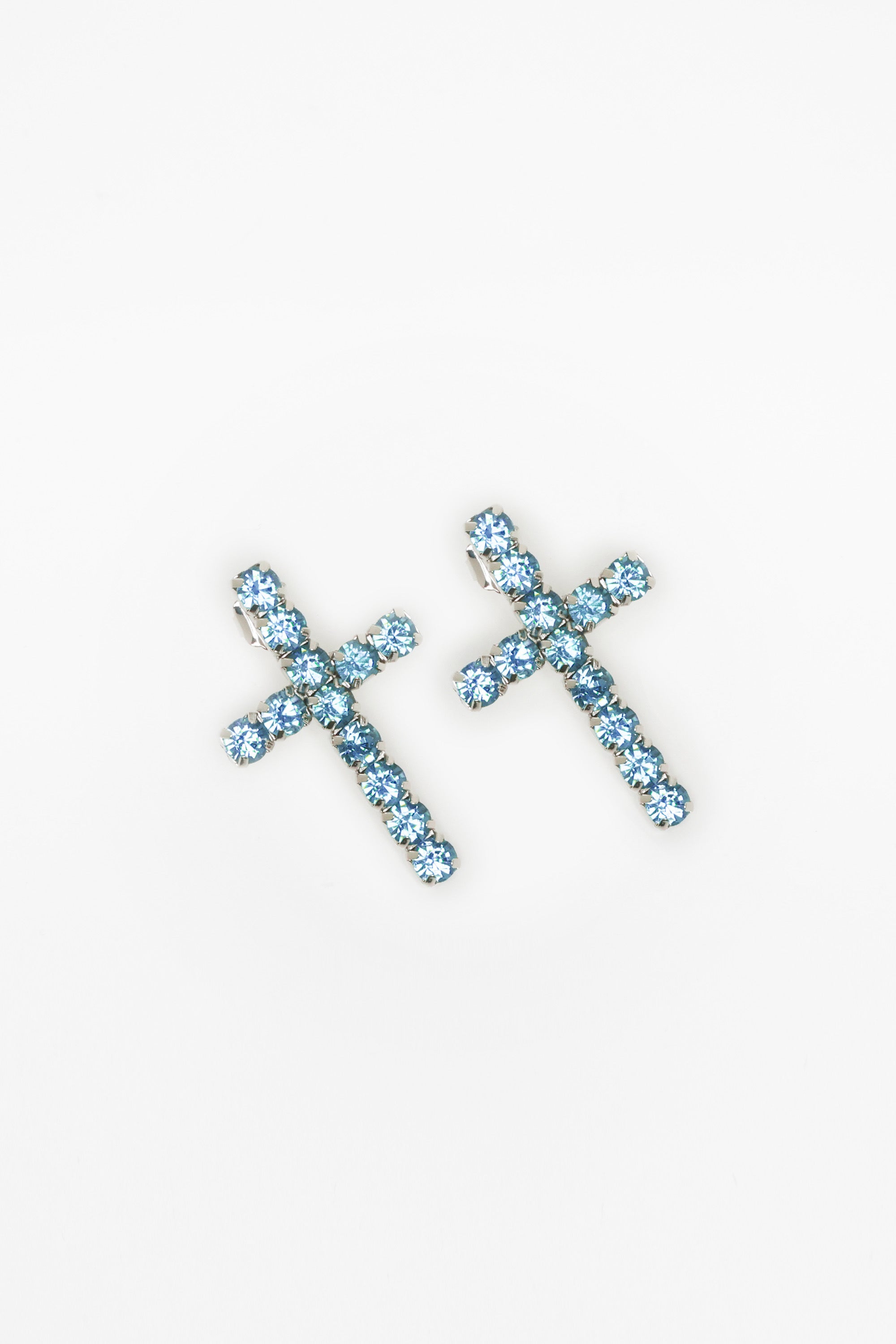 EARRINGS TRIPLE GLOW — SILVER
