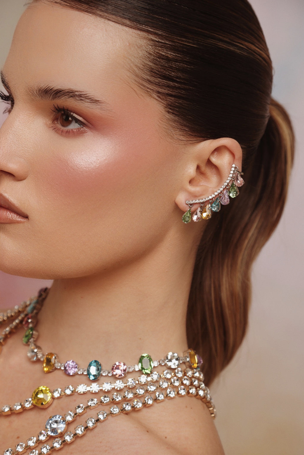 EARCUFF GARDENIA — GOLD