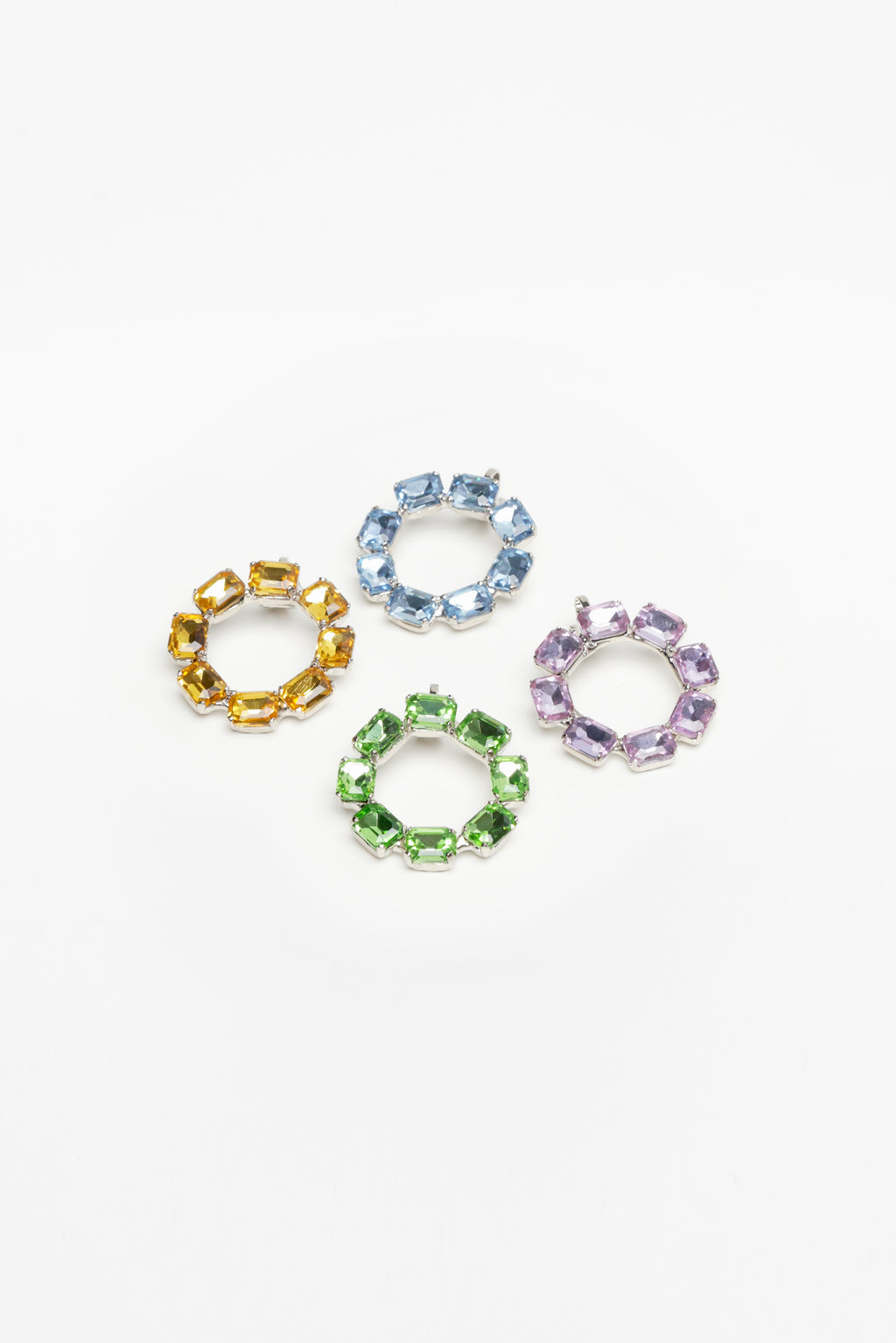 EARCUFF TUBEROSE BIG —SILVER