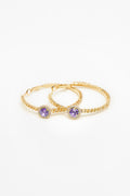 EARRINGS DYNASTY — GOLD
