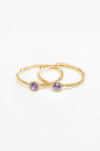 EARRINGS DYNASTY — GOLD