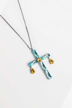 NECKLACE PEONY — SILVER