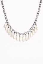NECKLACE NOIRPEARL — GRAY
