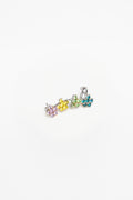 EARCUFF ROSE SMALL — SILVER