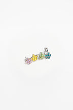 EARCUFF ROSE SMALL — SILVER