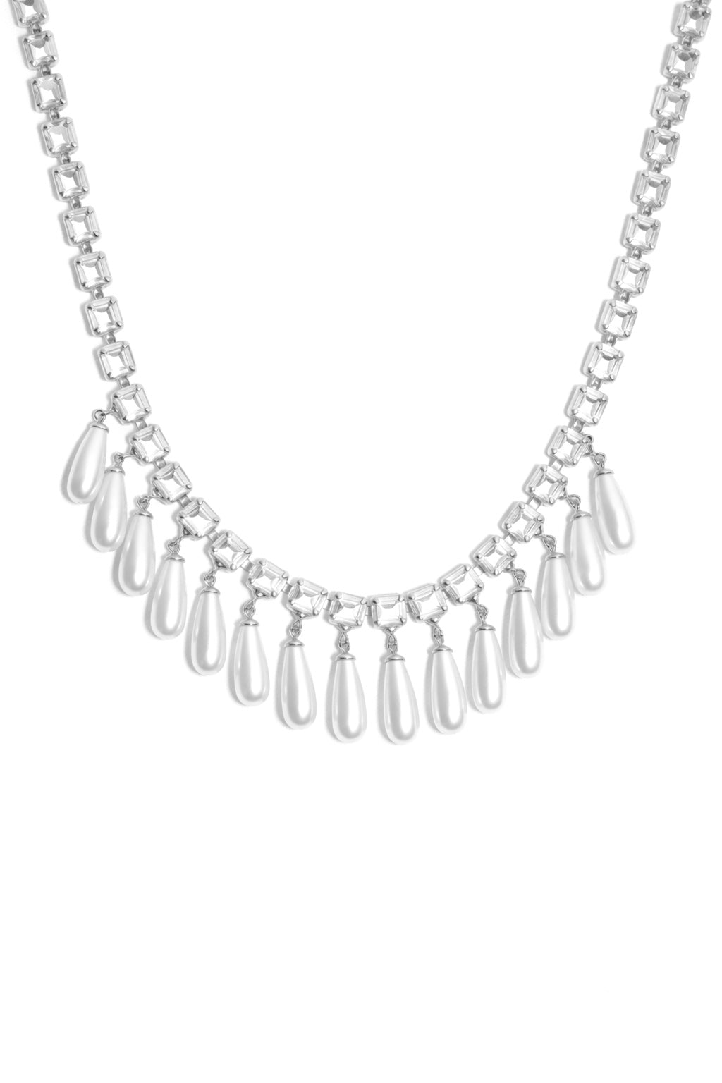 NECKLACE NOIRPEARL — SILVER