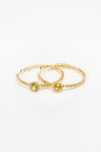 EARRINGS DYNASTY — GOLD
