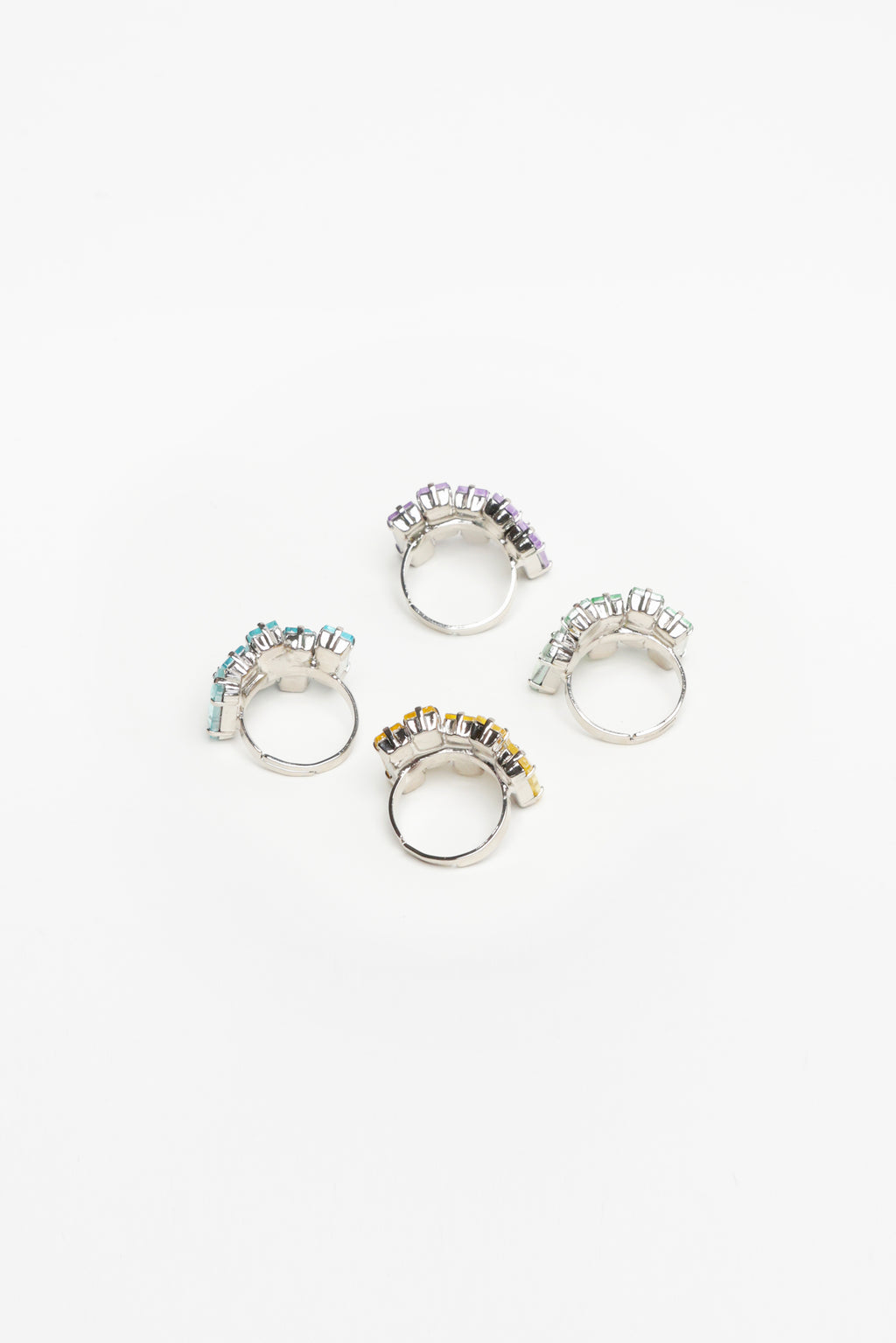RING LAVANDER — SILVER