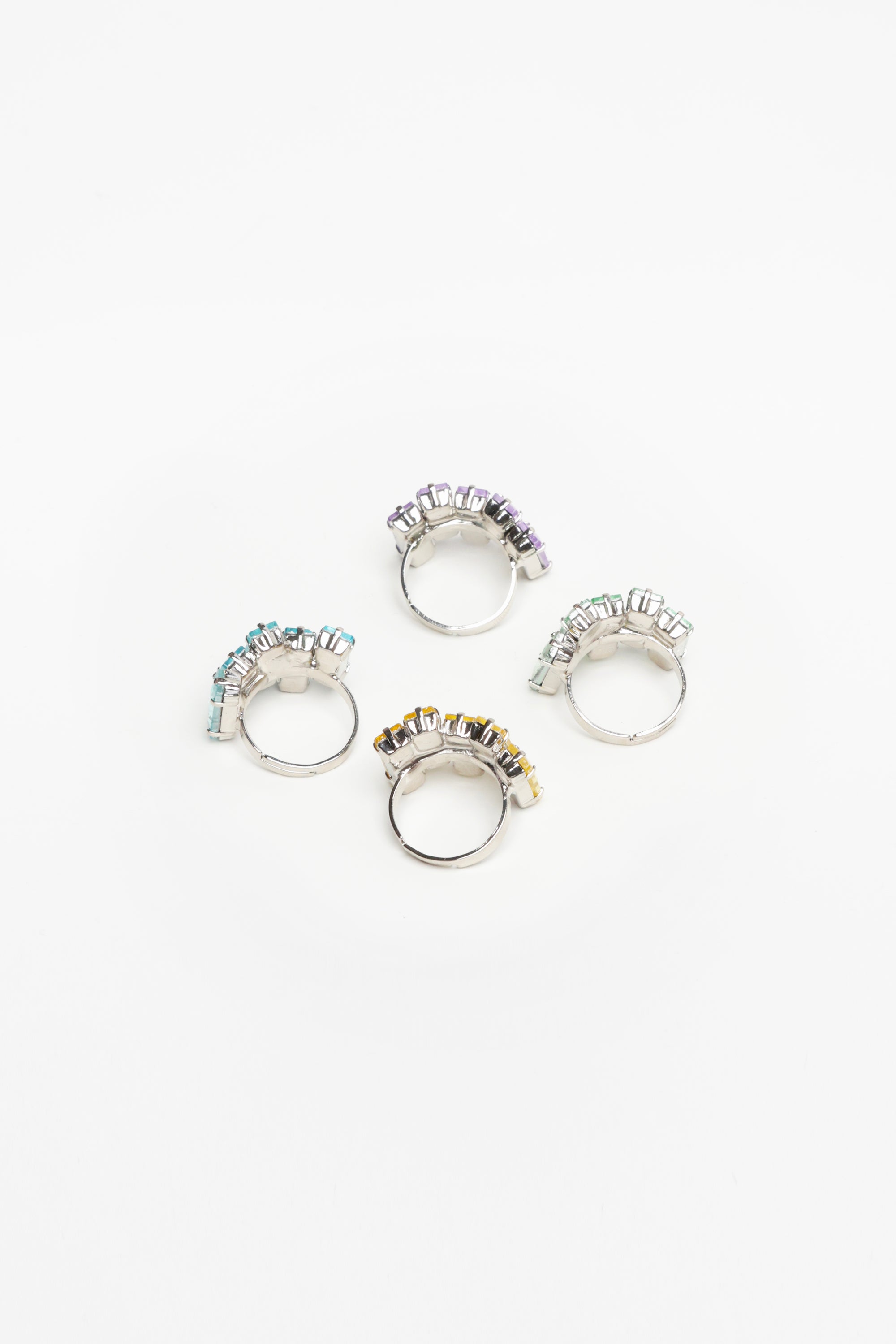 RING LAVANDER — SILVER
