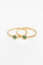 EARRINGS DYNASTY — GOLD