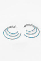 EARRINGS CASSIOPEA — SILVER