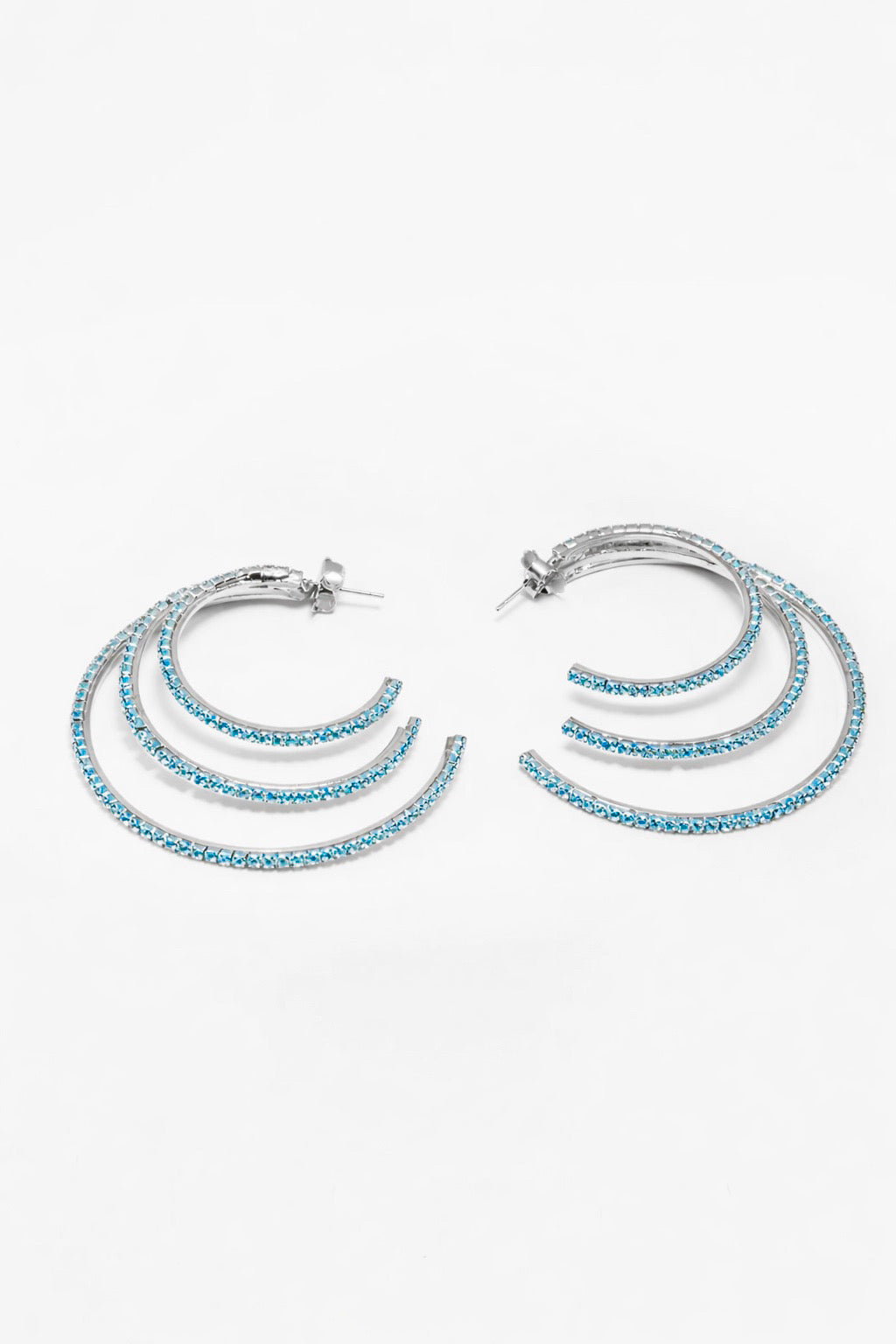 EARRINGS CASSIOPEA — SILVER