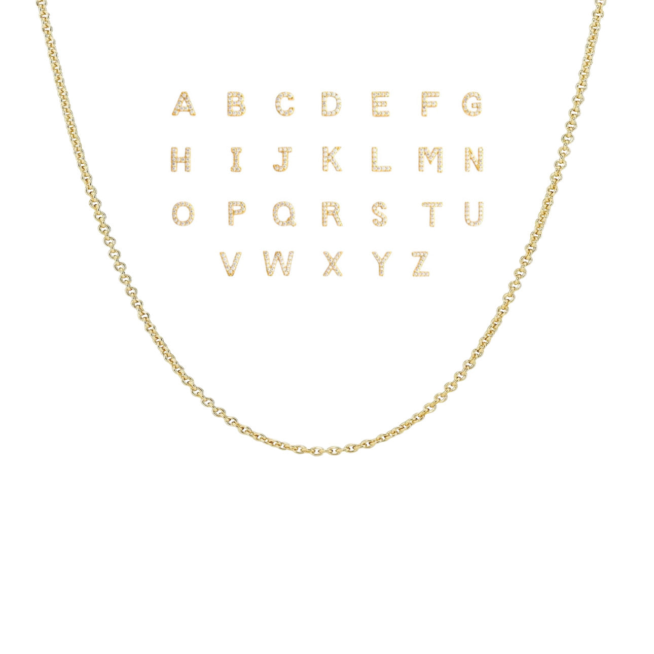 ALPHABET GLOW NECKLACE