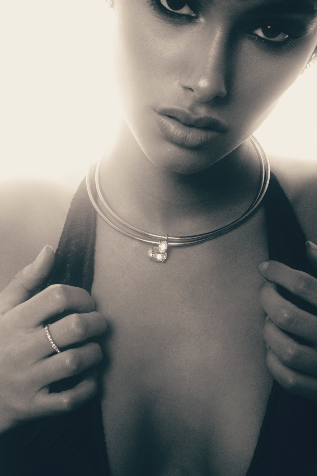 CHOKER DREAM BIG — SILVER