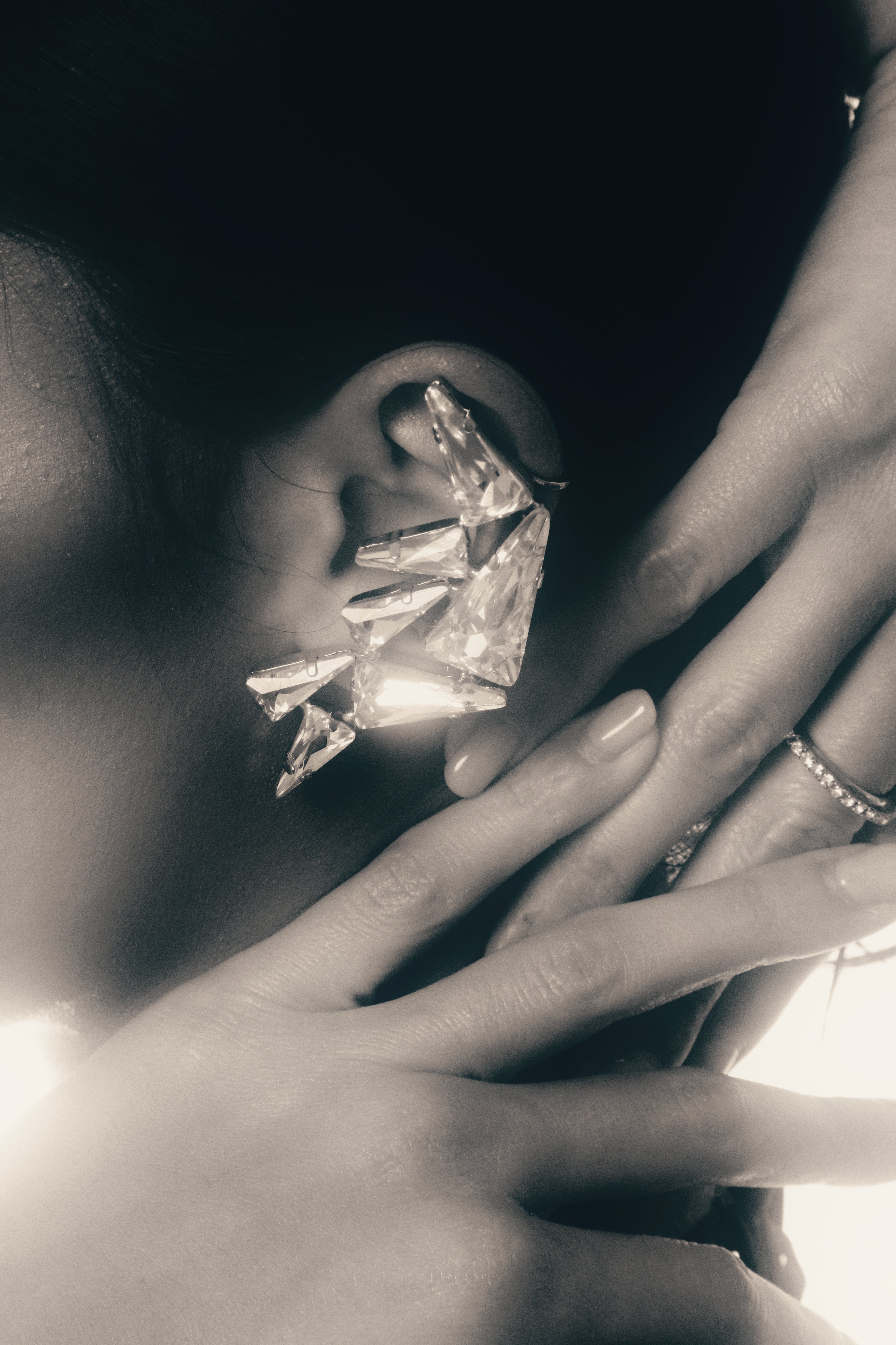 EARCUFF PRISM — SILVER